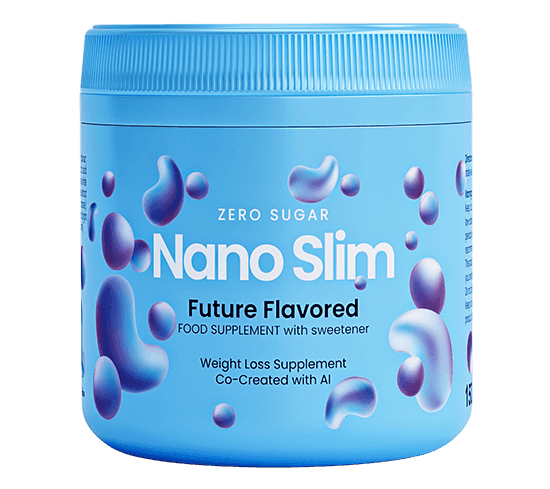 Barattolo di Nano Slim, integratore metabolico al Matcha e MCT